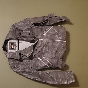Faux leather jacket
